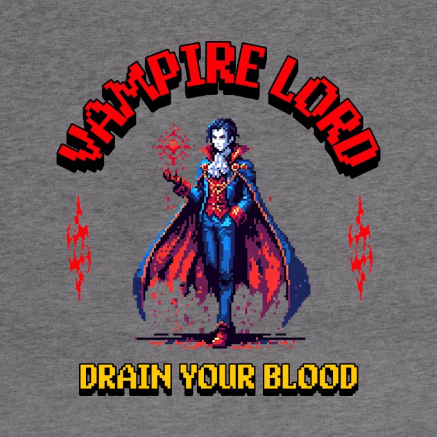 vampire lord pixel art by Dracoola